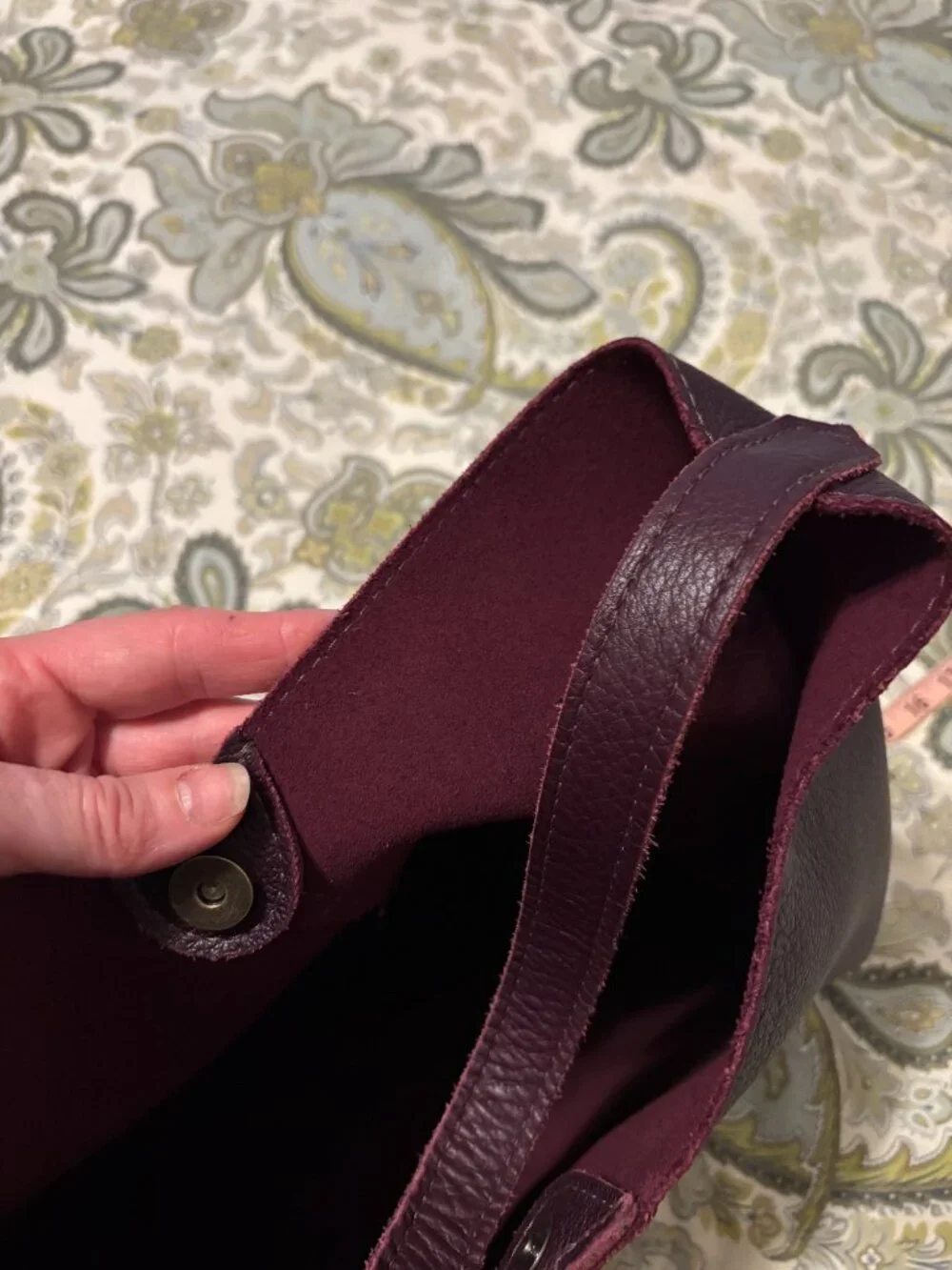 Plum Oversized Naomi - Portland Leather Goods